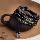 Black Obsidian Six True Words Protection Bracelet Black Obsidian Six True Words Protection Bracelet