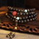 108 Mala Beads Agarwood Red Agate Turquoise Peace Bracelet 108 Mala Beads Agarwood Red Agate Turquoise Peace Bracelet