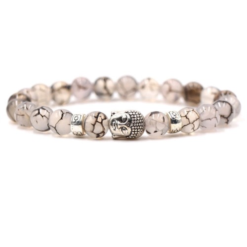 Purple Agate Protection Bracelet