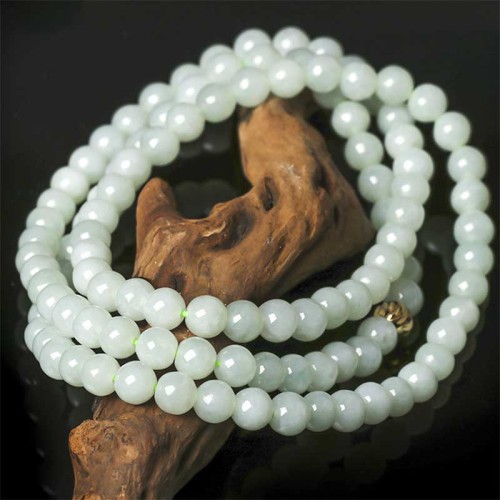 108 Beads Jade Luck Mala Bracelet 108 Beads Jade Luck Mala Bracelet