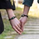 Tibetan Jade Black Rope Couple Bracelet