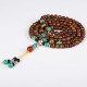 108 Beads Rosewood Tiger Eye Healing Mala