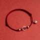 Silver Lucky Lotus Peace Bracelet