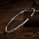925 Sterling Silver Vines Engraved Protection Bangle 925 Sterling Silver Vines Engraved Protection Bangle