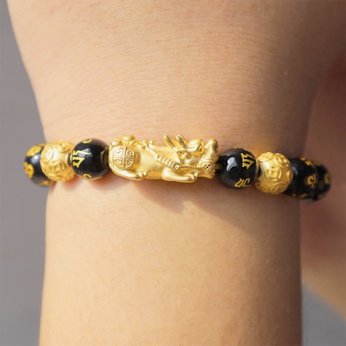 Feng Shui PiXiu Obsidian Wealth Bracelet Feng Shui PiXiu Obsidian Wealth Bracelet