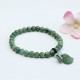 Laughing Buddha Cyan Jade Healing Bracelet Laughing Buddha Cyan Jade Healing Bracelet