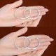 999 Silver Peace & Joy Kids Protection Bangle