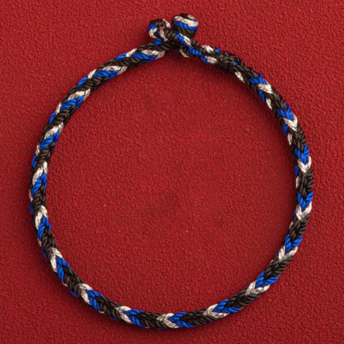"May Prosperity Fill Your Life" Lucky Multicolored Bracelet "May Prosperity Fill Your Life" Lucky Multicolored Bracelet