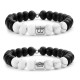 Zodiac Frosted Stone White Turquoise Bracelet Zodiac Frosted Stone White Turquoise Bracelet