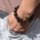 Natural Rainbow Obsidian Positive Bracelet Natural Rainbow Obsidian Positive Bracelet