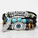 Tibetan Turquoise Evil Eye Purification Bracelet Tibetan Turquoise Evil Eye Purification Bracelet