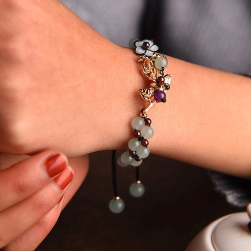 Green Aventurine Garnet Luck Bracelet Green Aventurine Garnet Luck Bracelet