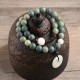 Cyan Bodhi Seed Lotus Jade Peace Buckle Wisdom Bracelet Cyan Bodhi Seed Lotus Jade Peace Buckle Wisdom Bracelet