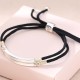 925 Silver Red String Braid Bracelet 925 Silver Red String Braid Bracelet