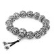 Tibetan Om Mani Padme Hum Alloy Beads Bracelet