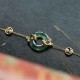 Cyan Jade Koi Fish Healing Bracelet