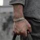 Feather Carved Luck Wealth Cuff Bracelet Feather Carved Luck Wealth Cuff Bracelet