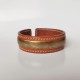 Om Mani Padme Hum Dragon Phoenix Copper Leather Cuff Bracelet Om Mani Padme Hum Dragon Phoenix Copper Leather Cuff Bracelet