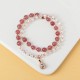 Strawberry Quartz Money Bag Positive Bracelet