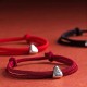 925 Silver Fu Character Blessing Braided Bracelet 925 Silver Fu Character Blessing Braided Bracelet