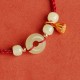 Peace Buckle Jade Lotus Happiness Wealth Bracelet