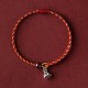 Red Gold Rope Lotus Peace Bracelet Red Gold Rope Lotus Peace Bracelet