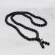 Lava Rock Beads Prayer Mala Necklace Lava Rock Beads Prayer Mala Necklace