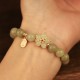 Green Jade Fu Character Luck Bracelet Green Jade Fu Character Luck Bracelet