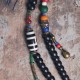 108 Beads Ebony Wood Dzi Bead Balance Bracelet 108 Beads Ebony Wood Dzi Bead Balance Bracelet