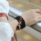 Black Obsidian Tiger Eye Blessing Bracelet Black Obsidian Tiger Eye Blessing Bracelet