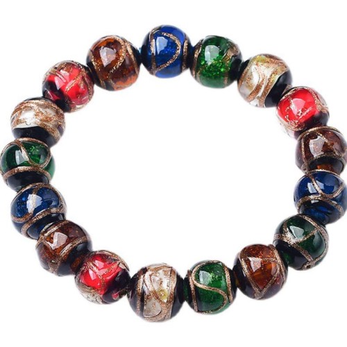 Colorful Liuli Glass Luck Bracelet Colorful Liuli Glass Luck Bracelet