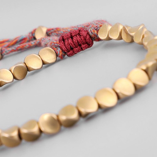 Tibetan Copper Beads Healing Luck Bracelet Tibetan Copper Beads Healing Luck Bracelet