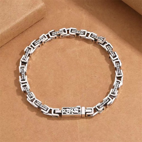 Dragon Om Mani Padme Hum Engraved Copper Bracelet
