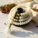 White Jade Bodhi Lotus Mala Necklace Bracelet White Jade Bodhi Lotus Mala Necklace Bracelet