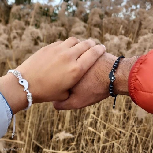 2pcs Yin Yang Hematite Couple Bracelet 2pcs Yin Yang Hematite Couple Bracelet