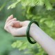 Cyan Jade Longevity Blessing Bangle Cyan Jade Longevity Blessing Bangle