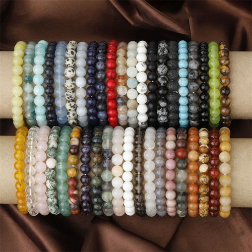 Stone Quartz Healing Beads Bracelet Stone Quartz Healing Beads Bracelet