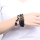 Black Obsidian Six True Words Protection Bracelet Black Obsidian Six True Words Protection Bracelet
