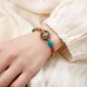 Tibetan Turquoise Om Mani Padme Hum Protection Bracelet