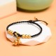 Lily Of The Valley Charm Luck Protection Braided Bracelet