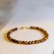 14K Gold Plated Tiger Eye Courage Protection Bracelet 14K Gold Plated Tiger Eye Courage Protection Bracelet
