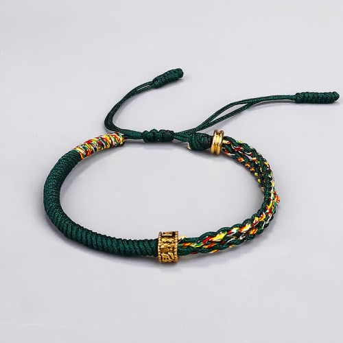 Om Mani Padme Hum Luck String Bracelet Om Mani Padme Hum Luck String Bracelet