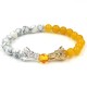White Turquoise Lava Rock Dragon Blessing Bracelet White Turquoise Lava Rock Dragon Blessing Bracelet