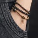 Rainbow Obsidian Ebony Copper Healing Bracelet Rainbow Obsidian Ebony Copper Healing Bracelet