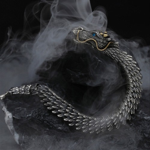 Nordic Dragon Handmade Luck Protection Bracelet Nordic Dragon Handmade Luck Protection Bracelet