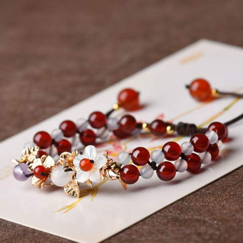 Green Aventurine Garnet Luck Bracelet Green Aventurine Garnet Luck Bracelet