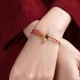 Red Gold Rope Lotus Peace Bracelet Red Gold Rope Lotus Peace Bracelet