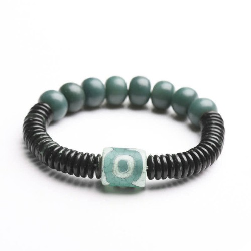 Tibetan Bodhi Seed Dzi Bead Evil Spirits Bracelet Tibetan Bodhi Seed Dzi Bead Evil Spirits Bracelet