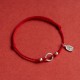 Silver Lucky Lotus Peace Bracelet