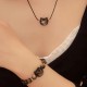 Gold & Silver Sheen Obsidian Lucky Cat Protection Bracelet Gold & Silver Sheen Obsidian Lucky Cat Protection Bracelet
